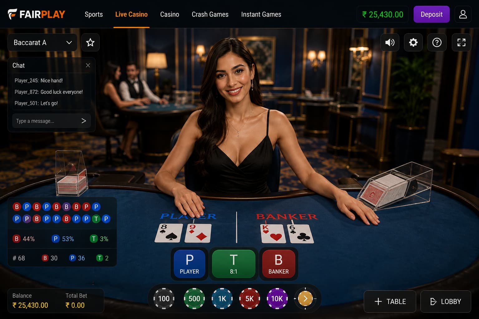 Fairplay Live Casino