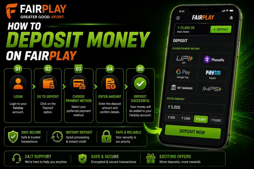 How to Deposit Money Fairplay