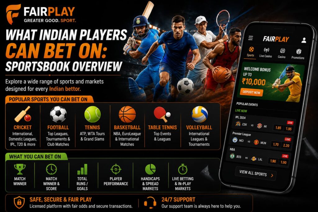 What Indian Players Can Bet On Sportsbook Overview